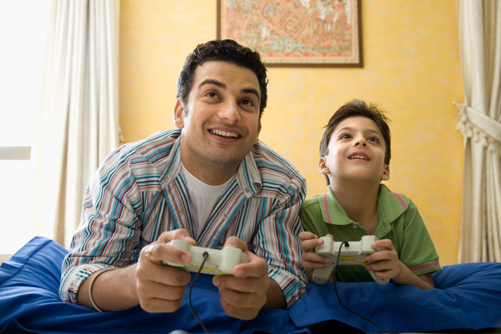 kids and video games